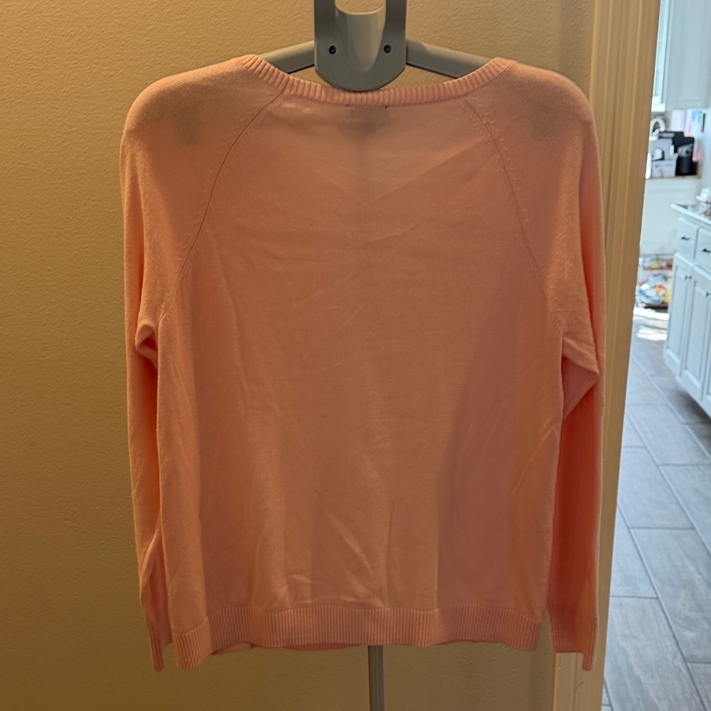 Talbots Light Pink Blouse with Gold Buttons - Picture 5 of 8